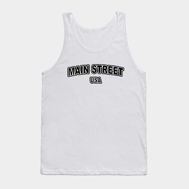 Main Street USA Stroke Tank Top by IdenticalExposure